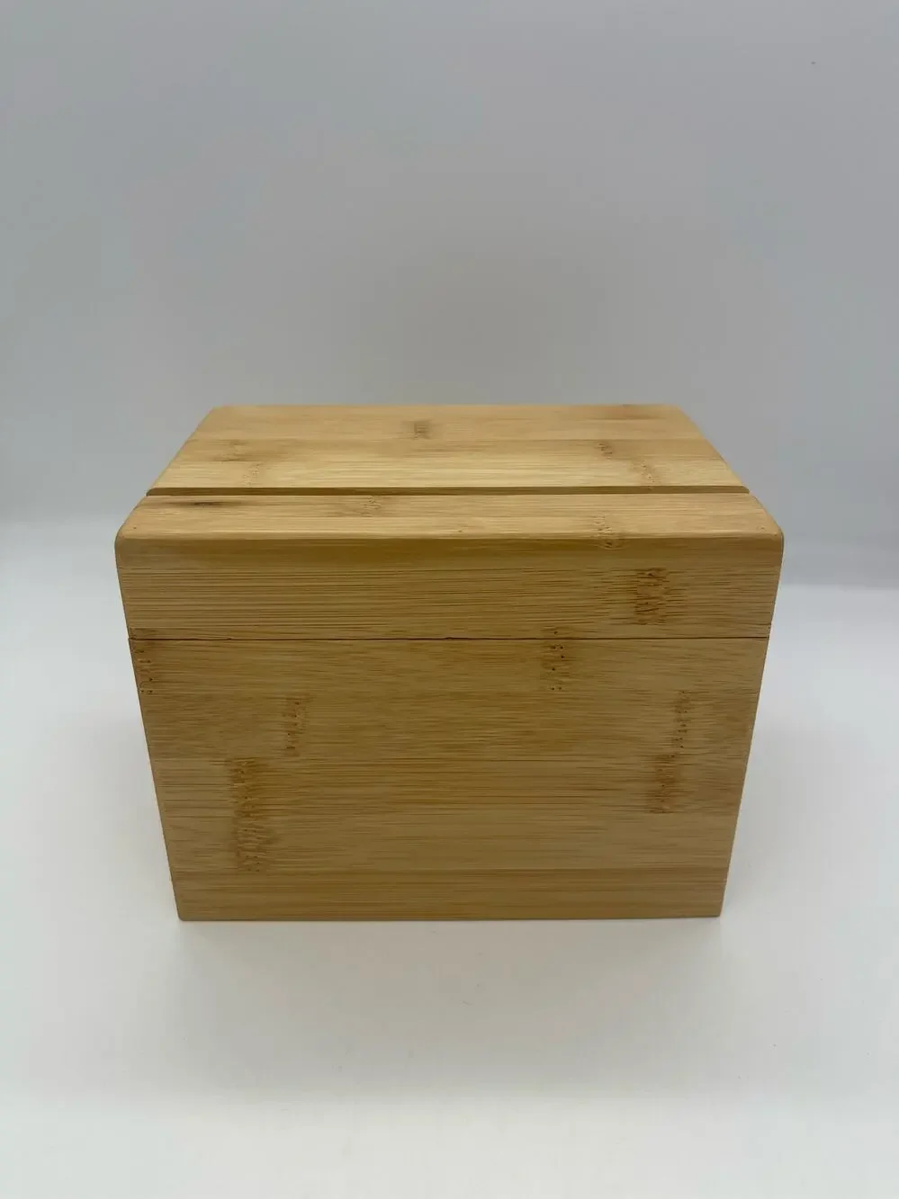 Oceanstar Bamboo Recipe Box with Recipe Cards